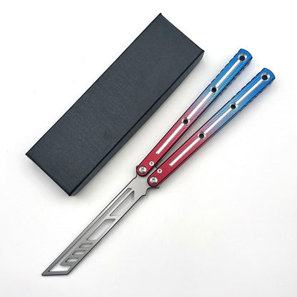 SEA MONSTER CLONE Balisong, Foldable Lightweight Aluminum Alloy Handle