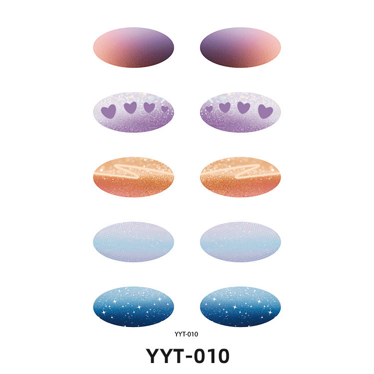 ✨ 5-Pair Pre-Designed Eyeshadow Transfer Stickers – Complete Eye Looks in Seconds