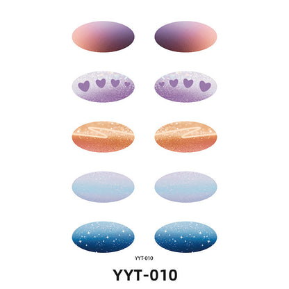 ✨ 5-Pair Pre-Designed Eyeshadow Transfer Stickers – Complete Eye Looks in Seconds
