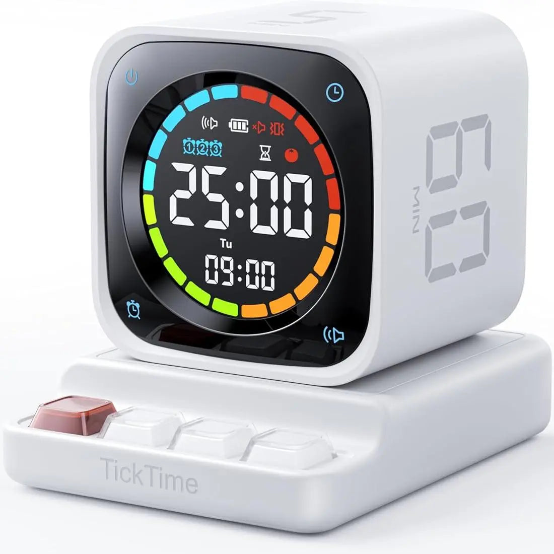 ⏳ Flip Pomodoro Timer Cube – Quick-Set Focus & Productivity Timer
