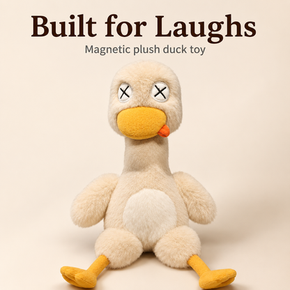 Magnetic Plush Toy Duck – "Salted Duck" Assembly Toy