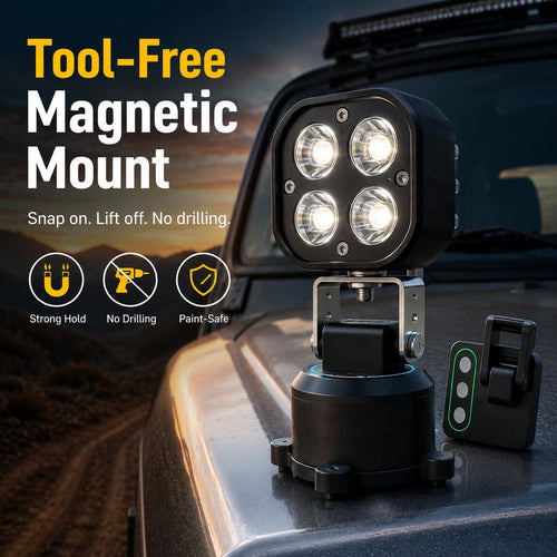 🚙 Omni-Directional Magnetic LED Pod Light