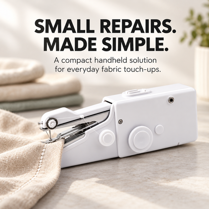 🧵 Handheld Mini Sewing Machine – Quick & Easy Fabric Repair Tool