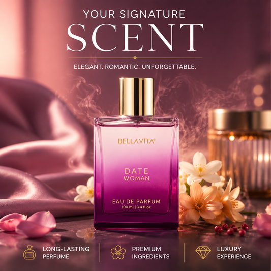 ✨ BellaVita Date Woman Eau De Parfum – Long-Lasting Luxury Perfume For Women (100ml)