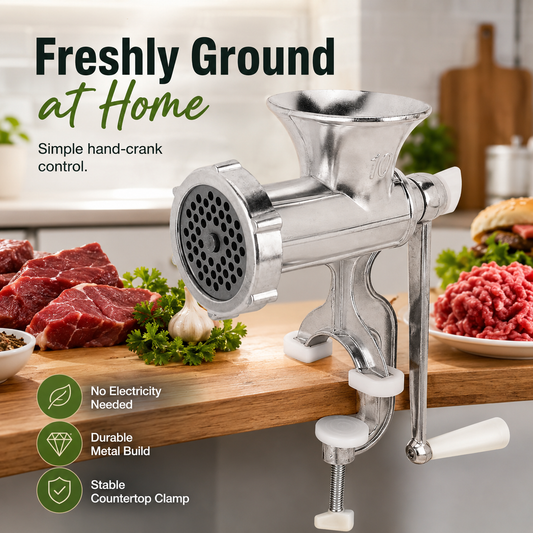 🔥Manual Meat Grinder – Fresh Homemade Meals, No Electricity Needed