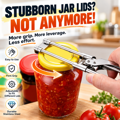 🫙 Easy-Grip Adjustable Jar Opener – Open Stubborn Lids With Less Effort