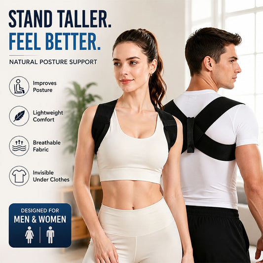 Posture Support Strap – Lightweight Back & Shoulder Corrector for Men & Women
