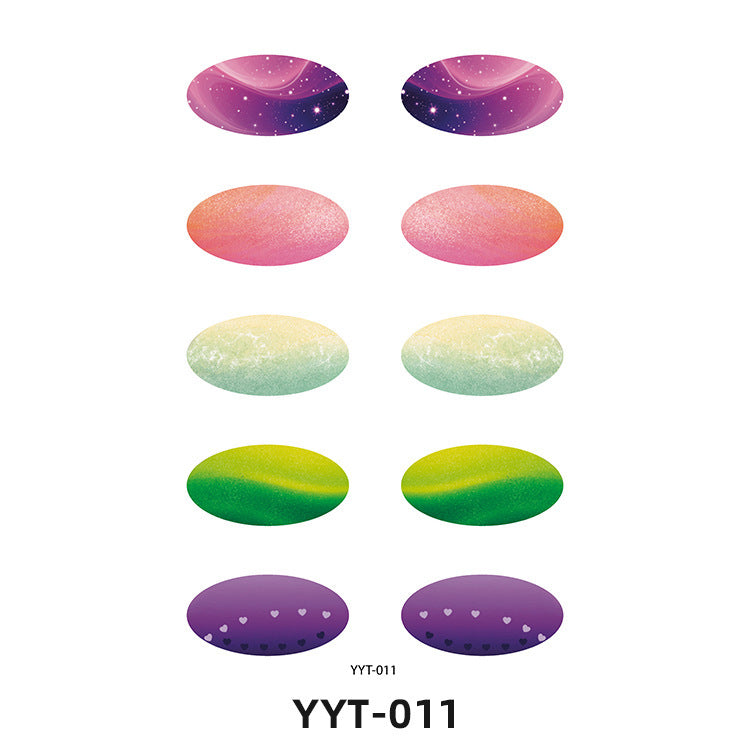 ✨ 5-Pair Pre-Designed Eyeshadow Transfer Stickers – Complete Eye Looks in Seconds
