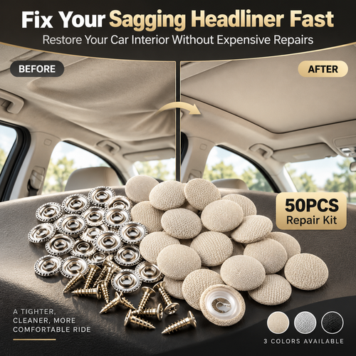 💸 DIY CAR HEADLINER REPAIR KIT | Fix Loose Roof Liner Without Full Upholstery Replacement – 50 Pack