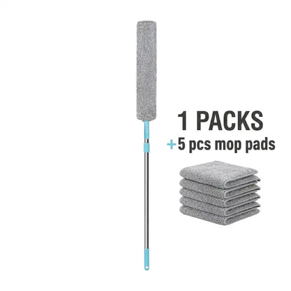 🧹 Flexible Microfiber Duster – Bend, Reach & Clean Hidden Dust
