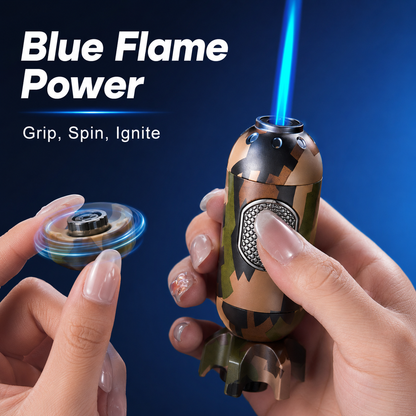 💣 Hardcore EDC Fidget Lighter – Atomic Bomb Shape