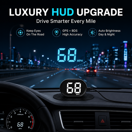 🔥 LAST DAY 50% OFF!🚗 K2 GPS Head-Up Display Speedometer – Plug & Play HUD for Any Vehicle