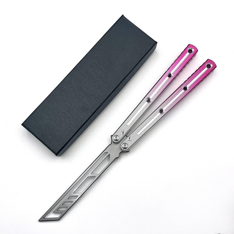 SEA MONSTER CLONE Balisong, Foldable Lightweight Aluminum Alloy Handle