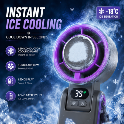 🔥 55% OFF TODAY ❄️ IceCool Turbo Fan – Instant Semiconductor Cooling