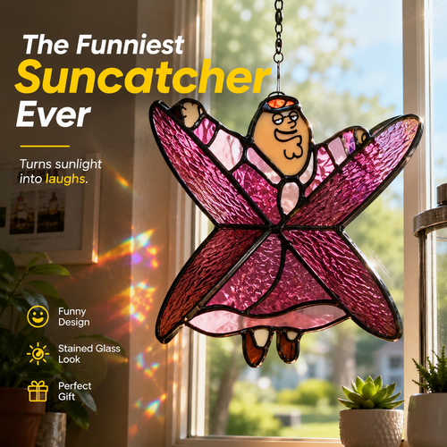 Peter Spinner  Funny Dancing Butterfly Suncatcher 🦋