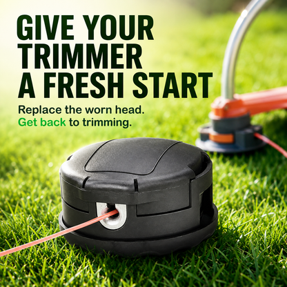 🌿 Replacement String Trimmer Head – Easy Reload for Smooth Yard Trimming