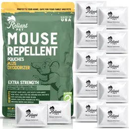 🐭 Mouse Repellent Pouches – Peppermint & Cinnamon Oil Deterrent for Cars, Homes & Garages