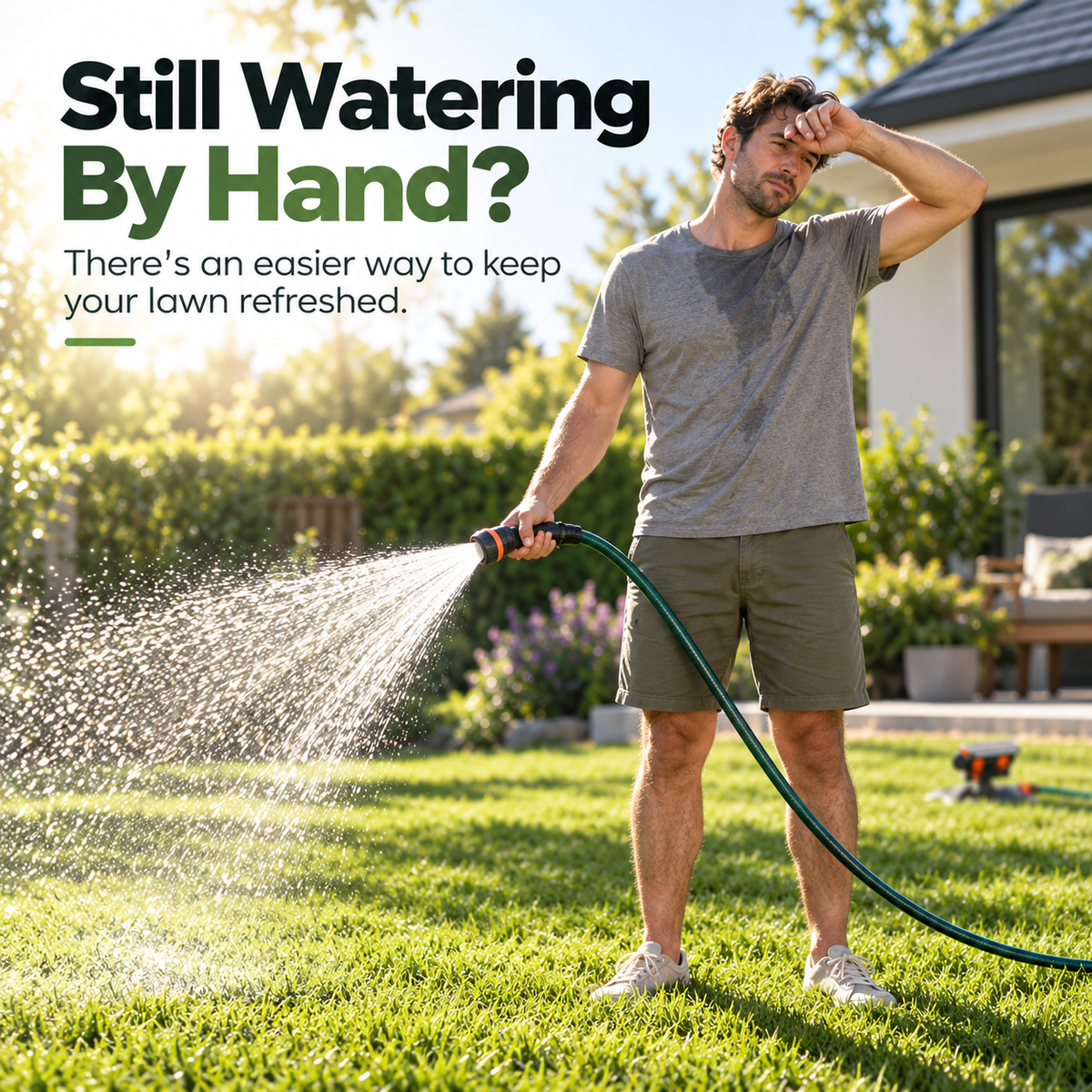 💦 Adjustable Oscillating Lawn Sprinkler – Easy Hands-Free Garden Watering