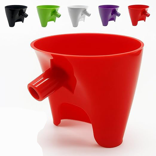 Flour Funnel for Tilt-Head Stand Mixers, Easy-Pour Flour Funnel for 4.5–5 Qt Bowls