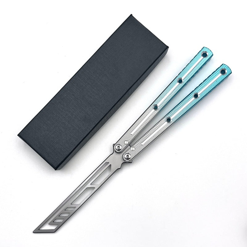 SEA MONSTER CLONE Balisong, Foldable Lightweight Aluminum Alloy Handle