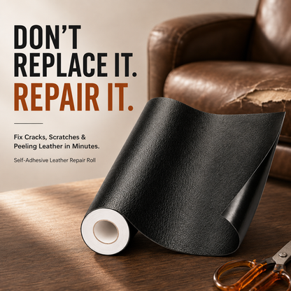 ✨ Self-Adhesive Leather Repair Roll – Quick Fix for Sofas, Car Seats & Chairs
