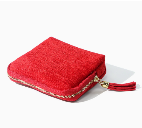 ✈️ Tangle-Free Travel Jewelry Organizer – Compact Multi-Pocket Storage Case
