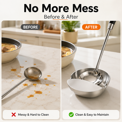 ✨ Stainless Steel Pot Lid & Spoon Rest – Keep Your Counter Clean While You Cook