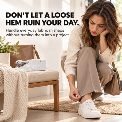 🧵 Handheld Mini Sewing Machine – Quick & Easy Fabric Repair Tool