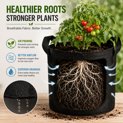 🌱6pack Backyard Harvest Grow Bag™