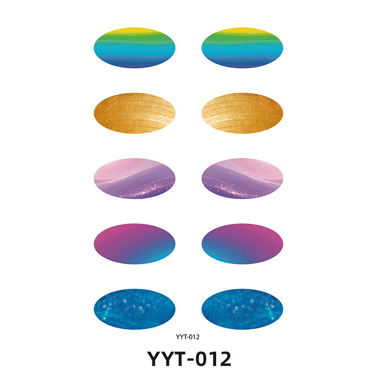 ✨ 5-Pair Pre-Designed Eyeshadow Transfer Stickers – Complete Eye Looks in Seconds