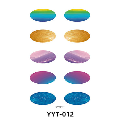 ✨ 5-Pair Pre-Designed Eyeshadow Transfer Stickers – Complete Eye Looks in Seconds