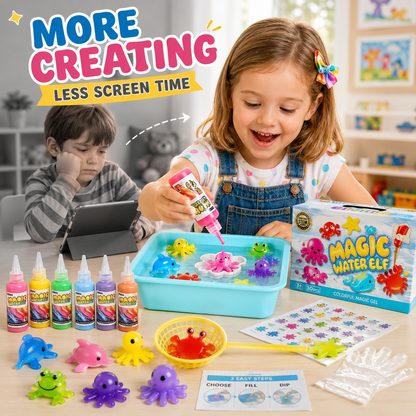 🌈 Magic Water Pets Kit – Create, Splash & Collect Cute Water Creatures