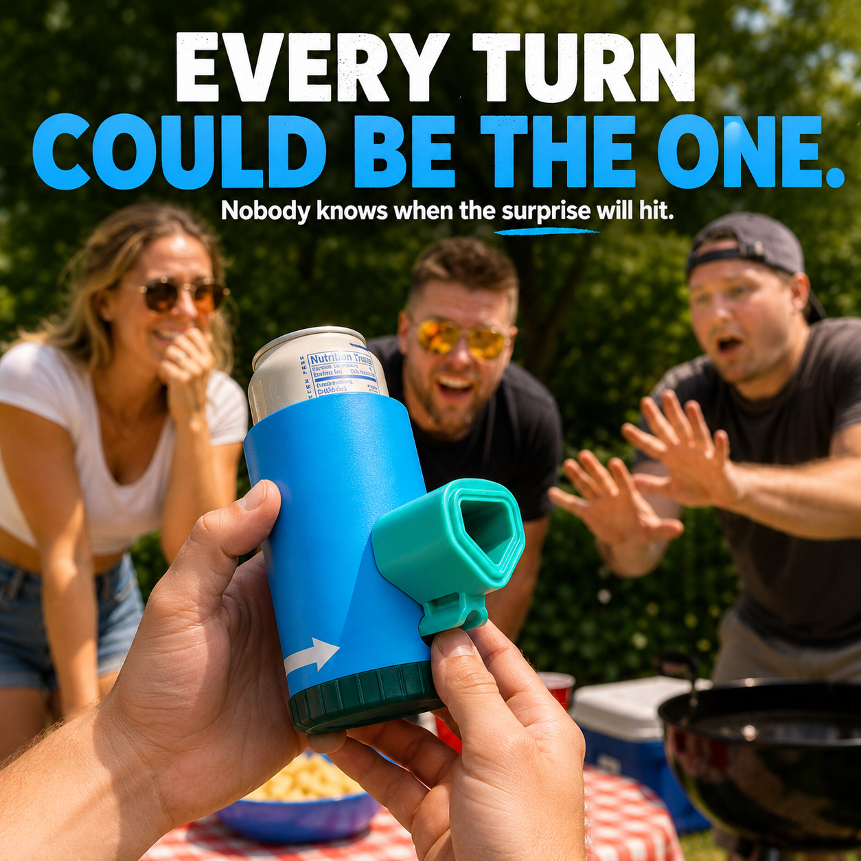 Every turn could trigger the Splash Roulette party game