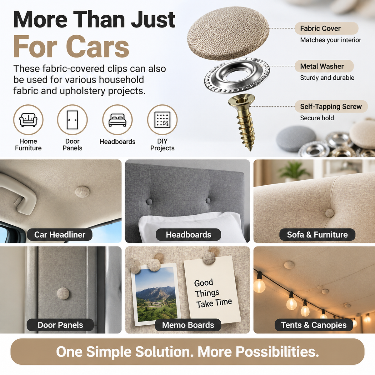 💸 DIY CAR HEADLINER REPAIR KIT | Fix Loose Roof Liner Without Full Upholstery Replacement – 50 Pack