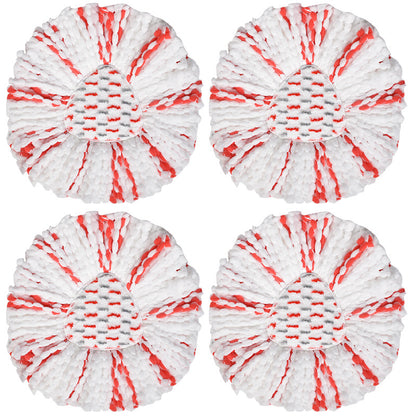 🧼 3-Pack 2-in-1 Scrubbing Spin Mop Replacement Heads