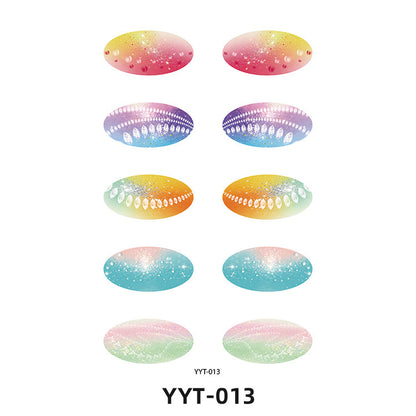 ✨ 5-Pair Pre-Designed Eyeshadow Transfer Stickers – Complete Eye Looks in Seconds