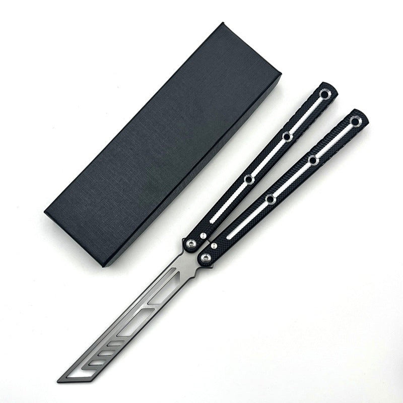 SEA MONSTER CLONE Balisong, Foldable Lightweight Aluminum Alloy Handle