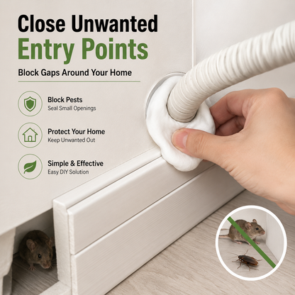 🔥 50% OFF | 10-Pack Wall Hole Repair Sealant Putty for AC Pipe Gaps, Wall Cracks & Plumbing Repairs