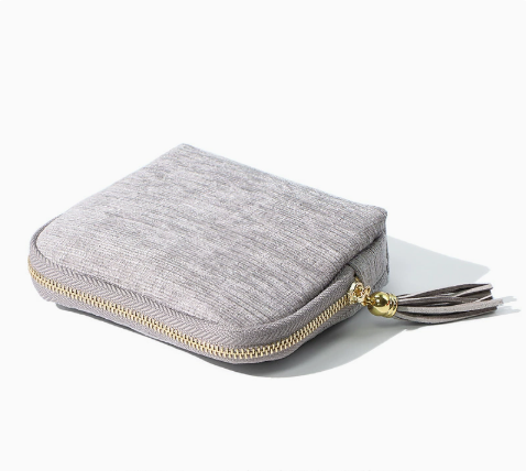✈️ Tangle-Free Travel Jewelry Organizer – Compact Multi-Pocket Storage Case