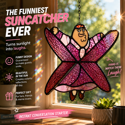 Peter Spinner  Funny Dancing Butterfly Suncatcher 🦋