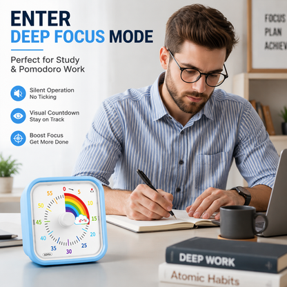 See Time. Stay Focused. Visual Timer for Kids & Adults