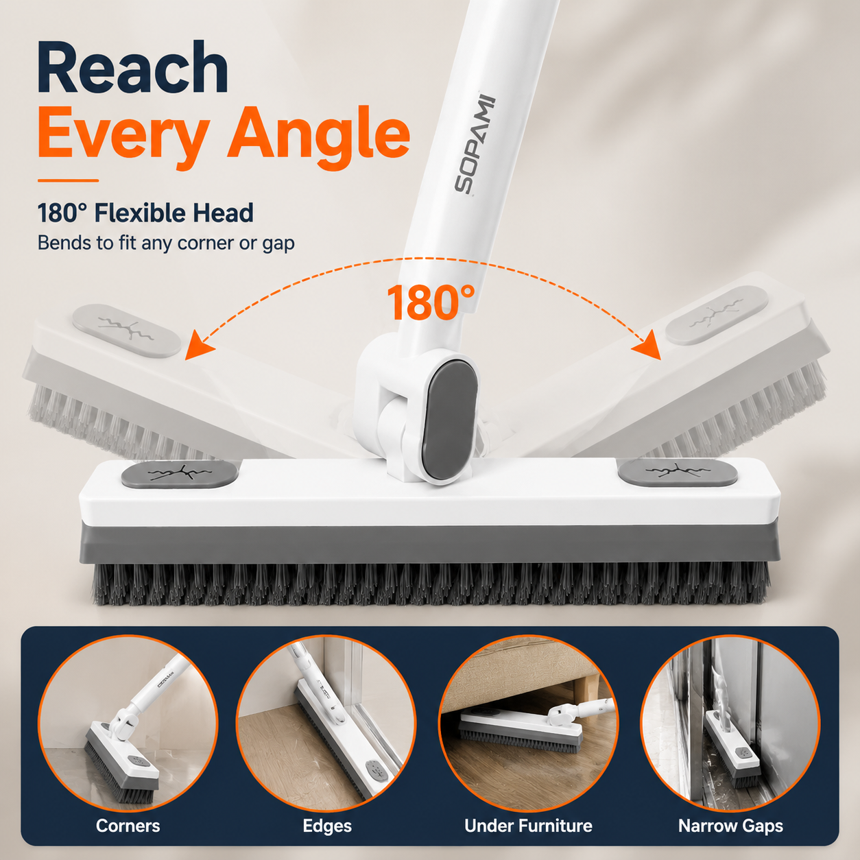 🧹 180° Rotating Gap Cleaning Brush – Deep Clean Every Hard-To-Reach Spot
