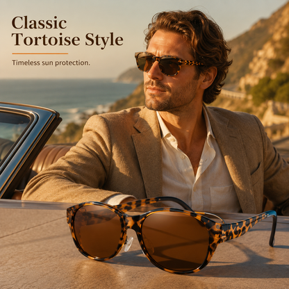 👓New Tortoise Shell Polarized Sunglasses
