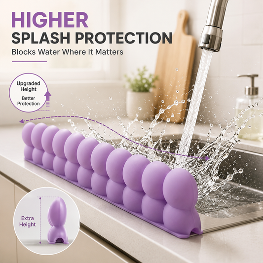 💦 Silicone Sink Splash Guard – Keep Counters Dry & Splash-Free