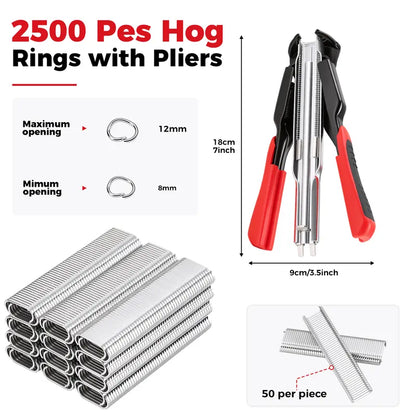 🔧 Professional Hog Ring Pliers Kit
