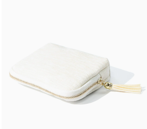 ✈️ Tangle-Free Travel Jewelry Organizer – Compact Multi-Pocket Storage Case