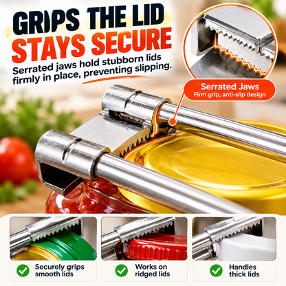 🫙 Easy-Grip Adjustable Jar Opener – Open Stubborn Lids With Less Effort
