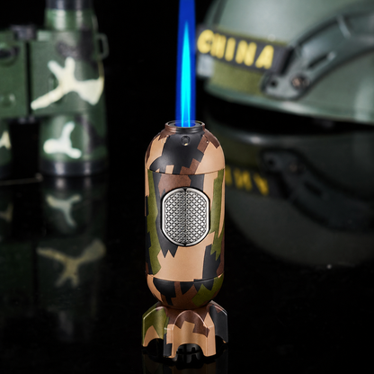 💣 Hardcore EDC Fidget Lighter – Atomic Bomb Shape