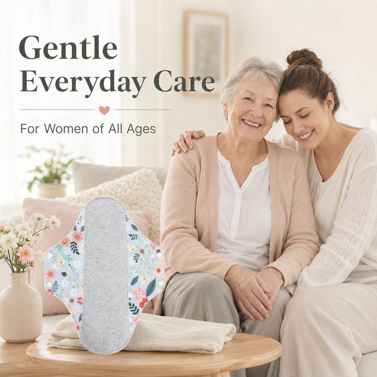 ✨6/12PCS Reusable Leak Protection Pads for Women – Soft, Washable & Breathable Daily Care