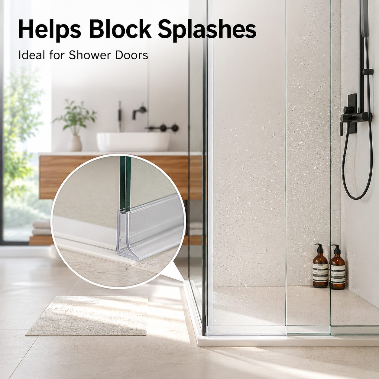🚪 ClearSeal™ Weatherproof Door & Window Seal Strip – Stop Drafts, Dust & Water Gaps